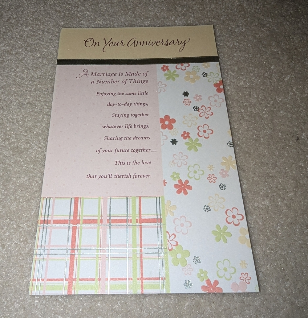 American Greetings Anniversary Card